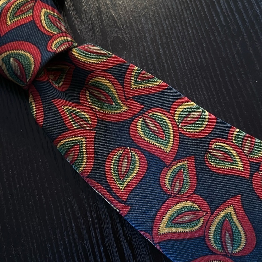 Burberry Silk Printed Vintage Tie